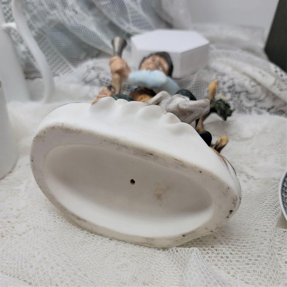 VTG Old Man Bird Hunter w/Dog and Rifle Figurine - Picture 7 of 9